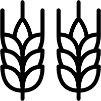 wheat icon for the food science manufacturing market